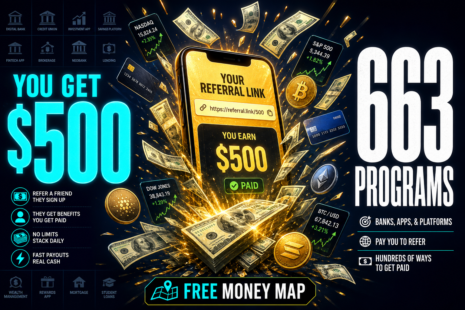 663 US finance referral programs — who pays you to refer friends