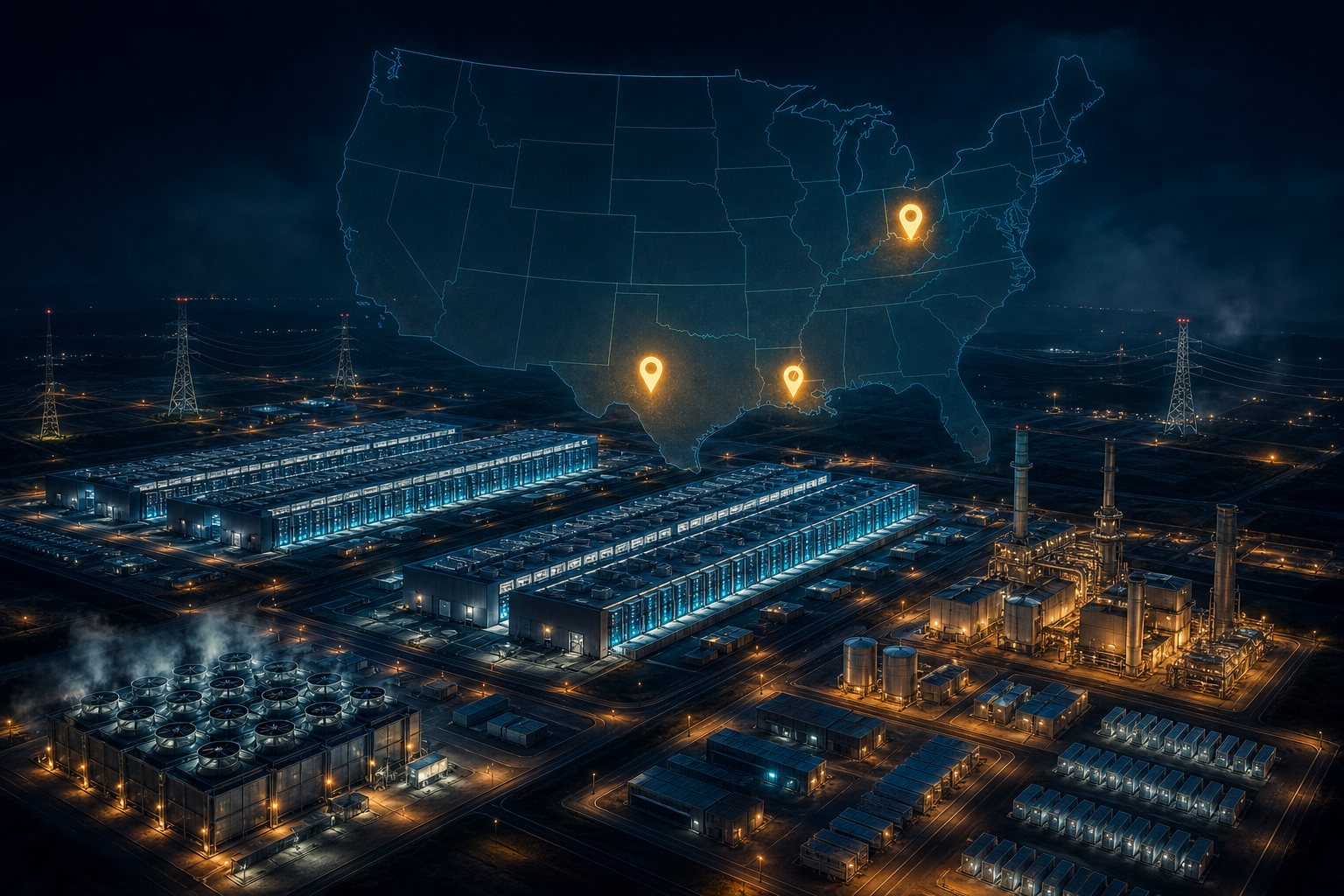 107 AI megaprojects — the global race for terawatts of data center power